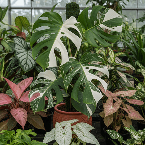 Latest rare plant arrivals from bkinterplants Thailand including Monstera Mint and variegated exotic aroids with Free Phyto.